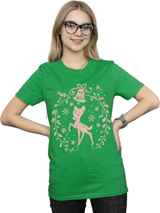 Image du produit Disney - T-shirt BAMBI CHRISTMAS WREATH - Femme (XXL)