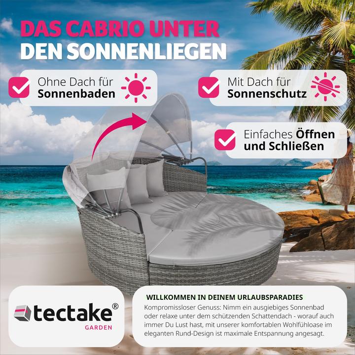 Produktbild tectake Sonneninsel Rattan