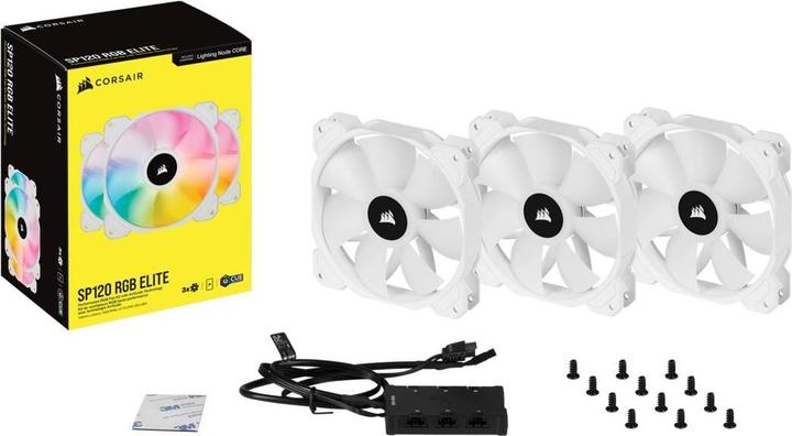 Actual product image Corsair PC fan iCUE SP120 RGB Elite (120 mm, 3 x)