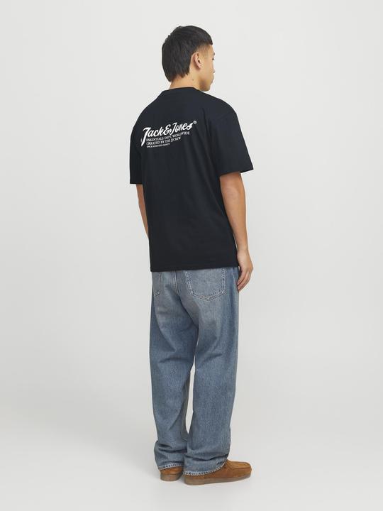 Actual product image Jack & Jones Back print round neck T-shirt T-shirt (L)