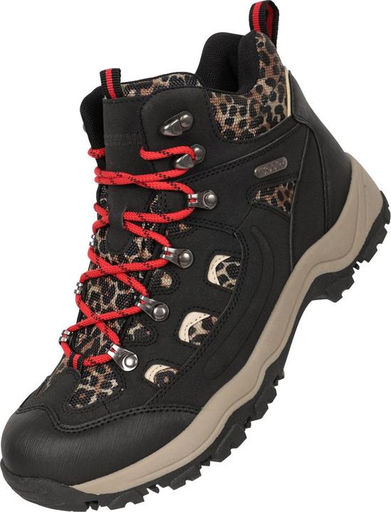 Immagine prodotto Mountain Warehouse Adventurer Scarponcini da Passeggio Leopardato Camoscio sintetico Donna (42)