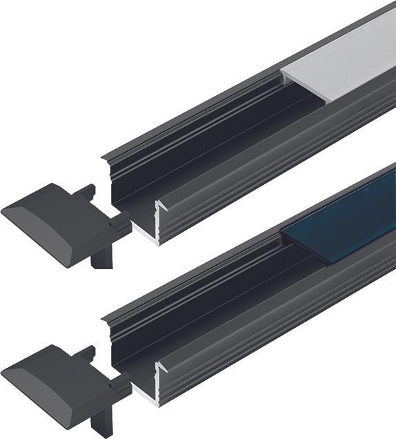 Halemeier LED Einbauprofile ChannelLine B mit Lichtblende