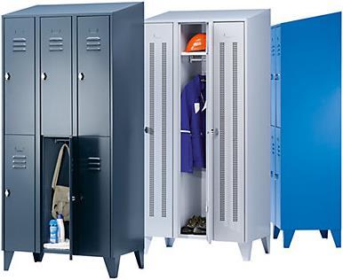 Actual product image Wolf Steel cabinet with slanted roof, compartments horizontally divided (30 cm, 195 cm)