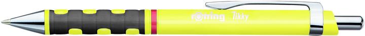 Actual product image Rotring 2042822 TIKKY Ballpoint Pen Neon Yellow (M, Blue) (Neon Yellow, 1 x)