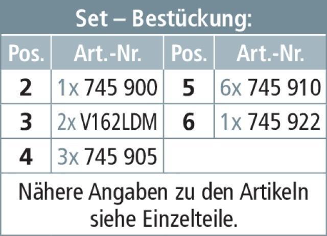 Actual product image Dehn 745901 E+K set fully insulated w. sheet steel case