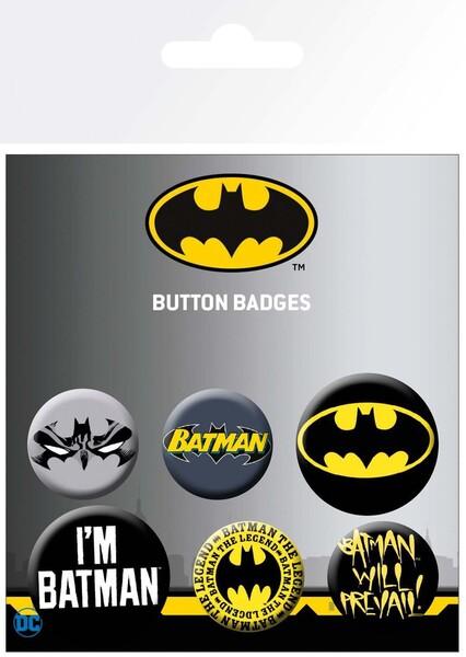 Produktbild ABYstyle DC COMICS - Badge Pack – Batman Comics X4