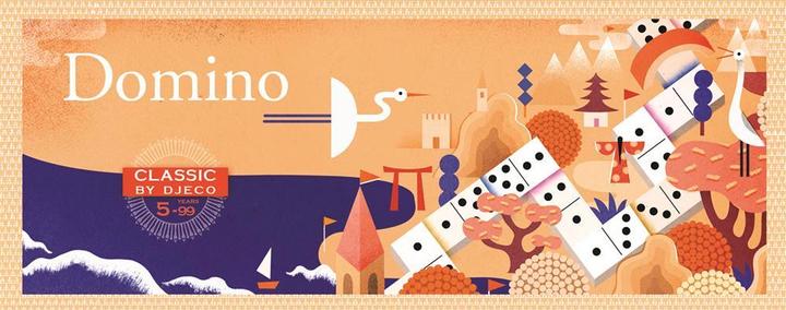 Image du produit Djeco Domino 20 x 8 x 3,5 cm (Français, Allemand, Italien, Anglais)