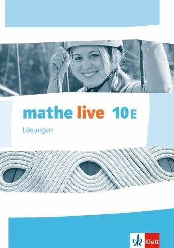 Produktbild mathe live 10E. Ausgabe W. Lösungen Klasse 10 (Deutsch, 2019)