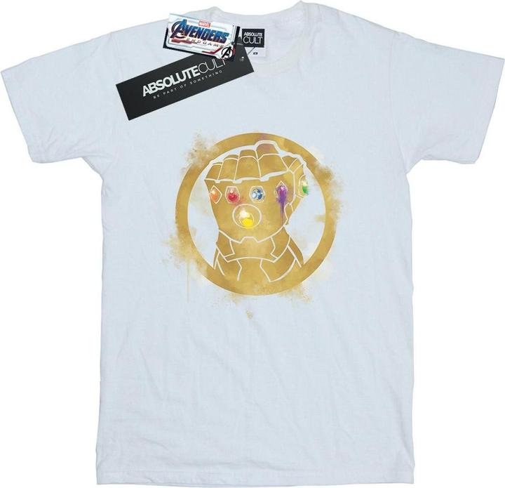 Actual product image Boys Avengers Endgame Painted Infinity Gauntlet T-Shirt (140, 146)