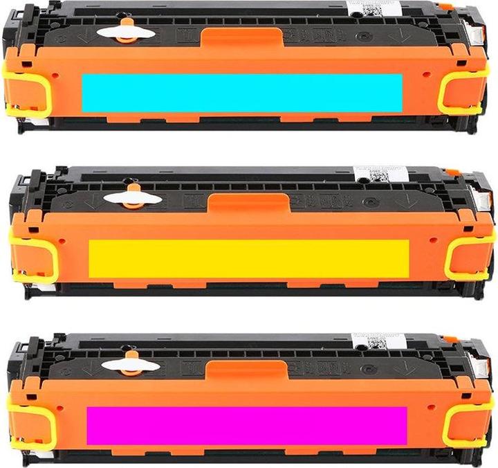 Actual product image Hermex Compatible HP Color LaserJet 2840 printer cartridges (M, C, Y)