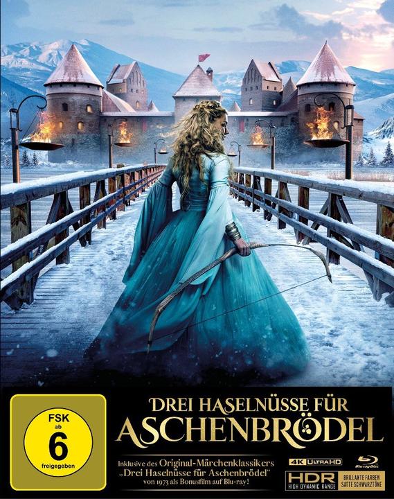 Produktbild Plaion Drei Haselnüsse für Aschenbrödel (Mediabook, 4K-UHD + 2 Blu-rays) (Blu-ray, 2022, Deutsch)