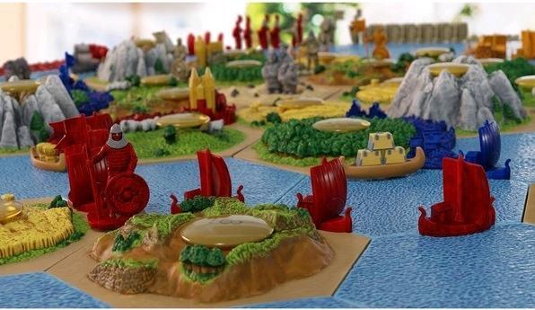Actual product image Kosmos Catan 3D - Seafarers + Cities & Knights (German)