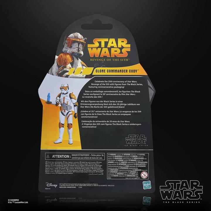 Immagine prodotto Hasbro Star Wars The Black Series Clone Commander Cody, Star Wars: La vendetta dei Sith
