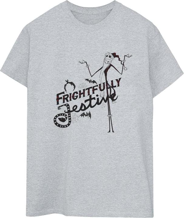Immagine prodotto Disney The Nightmare Before Christmas Frightfully Festive Maglietta Ampia Donna (5XL)