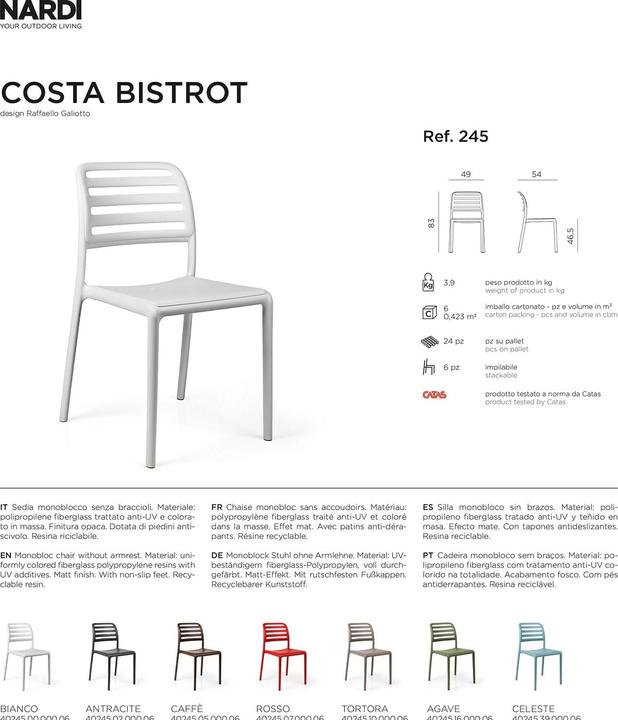 Produktbild Nardi Costa Bistrot