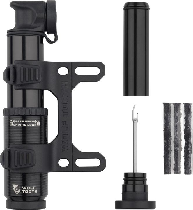 Wolf Tooth EnCase System Handpumpe, 40cc, inkl. Tire Plug Tool, Rahmenhalterung