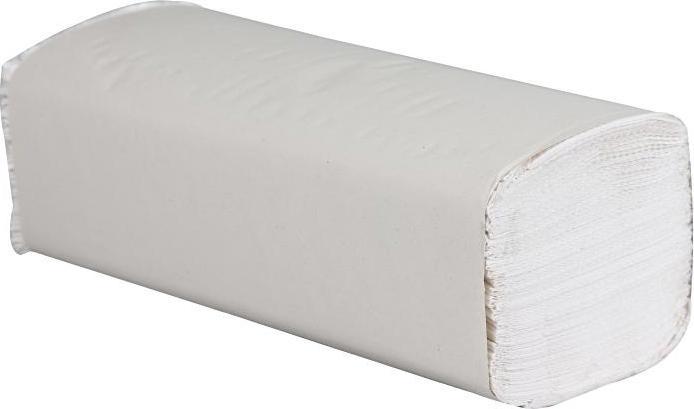 Actual product image Wepa Comfort towel paper, 250 x 230 mm, bright white 2-ply tissue, V-fold, 100% recycled, volume- (20 x)