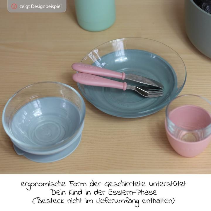 Actual product image Beaba Glass tableware set