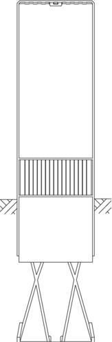 Actual product image Hager HAG ZAL142 distribution column series 142, empty (Housing)