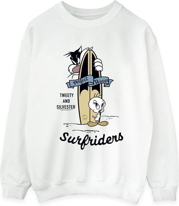 Immagine prodotto Looney Tunes Tweety And Sylvester Perfect Waves Felpa Donna (XXL)