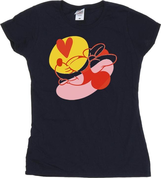 Immagine prodotto Disney Minnie Mouse Tongue Heart Maglietta Donna (L)