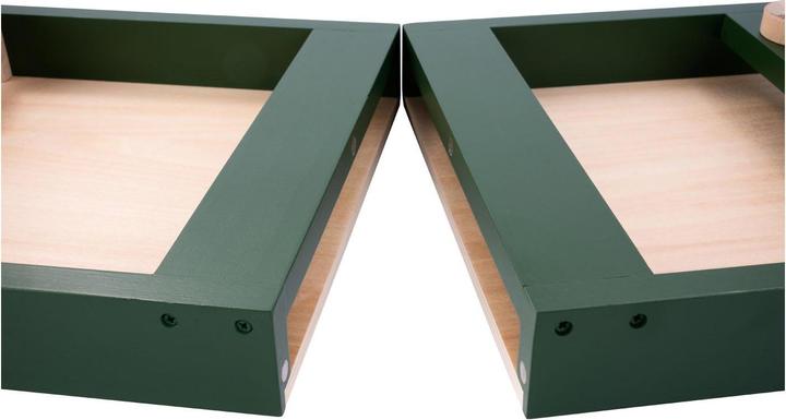 Productafbeelding Longfield Games Kinder sjoelbak Dino van hout, 80cm (Duits, Frans, Italiaans, Engels)