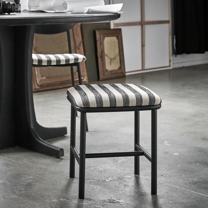 Produktbild House Doctor Hocker, HDToda, Schwarz/Off-Weiss