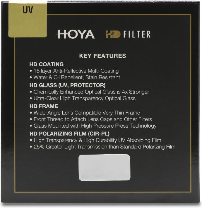 Actual product image Hoya HD UV(0) Filter (49 mm, UV filter)