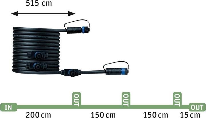 Produktbild Paulmann Outdoor Plug & Shine Floor Mini Ergänzungsset (95 lm, IP65)