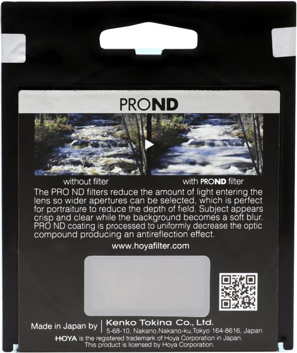 Image du produit Hoya Pro ND64 Filter (52 mm, Filtre gris neutre)