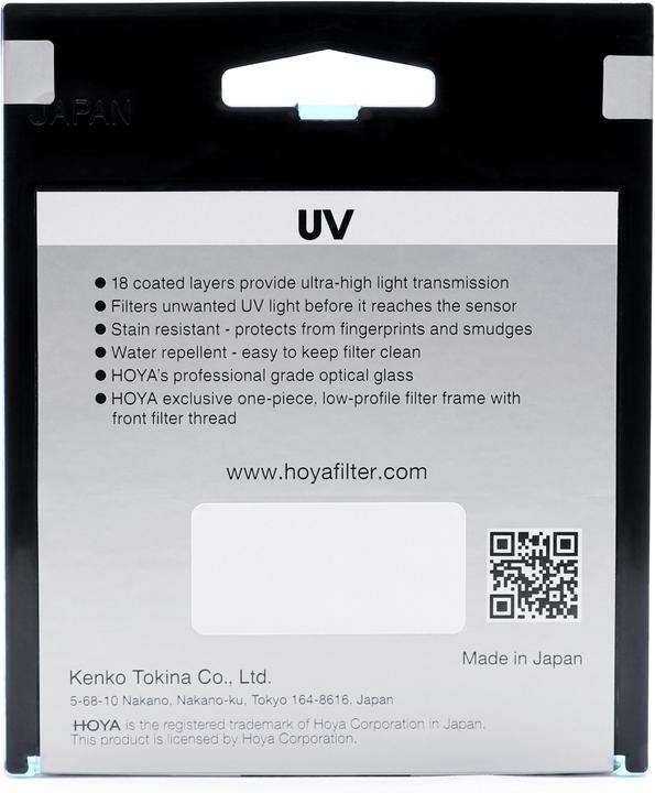 Actual product image Hoya Fusion One UV Filter (62 mm, UV filter)