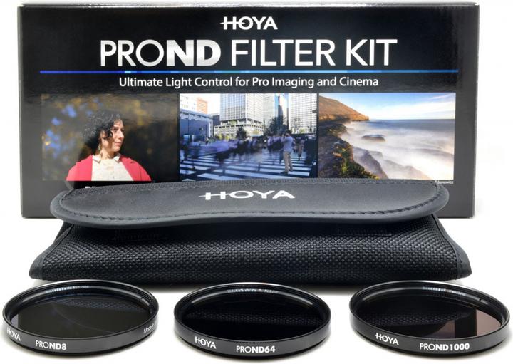 Produktbild Hoya PRO ND Filter Kit 8/64/1000 Filterset (77 mm, ND- / Graufilter)