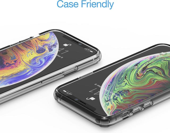 Produktbild Just Mobile Xkin 3D Displayschutz iPhone 11 Pro (5.8") Transparent (1 Stück, Apple iPhone 11 Pro)
