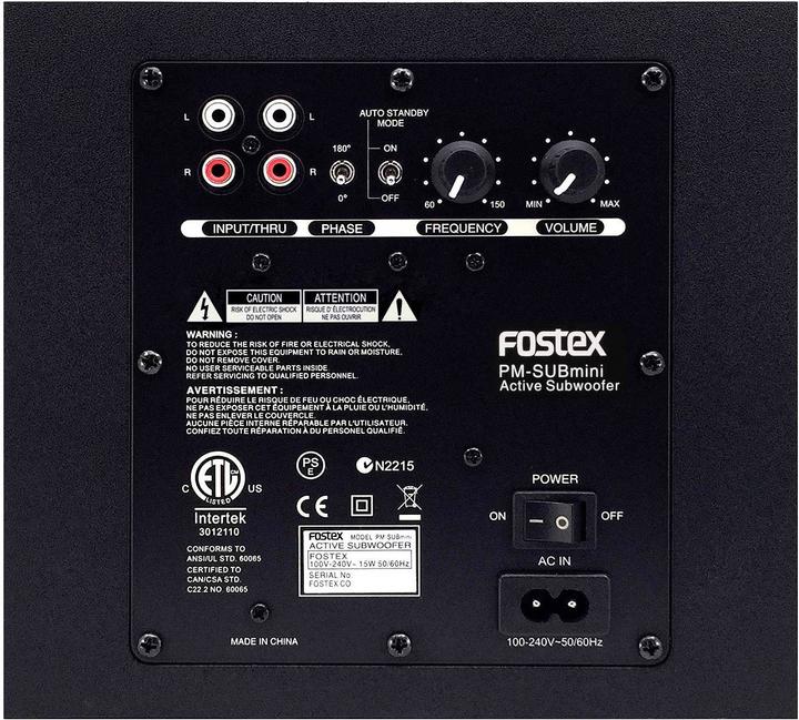 Actual product image Fostex PM-SUBmini2 (Subwoofer active, 1 pc., 1x 50 W)