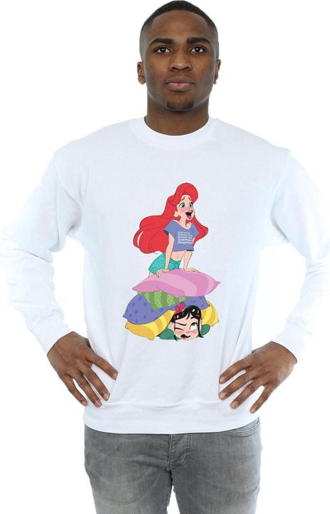Actual product image Disney Mens Wreck It Ralph Ariel And Vanellope Sweatshirt (XXL)