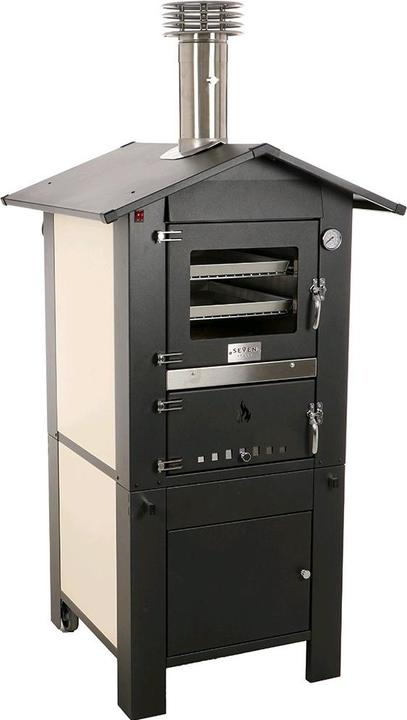 Actual product image Seven Italy Seven Premium wood-burning stove for outdoor use57 x 45 cm (Pizza oven wood)