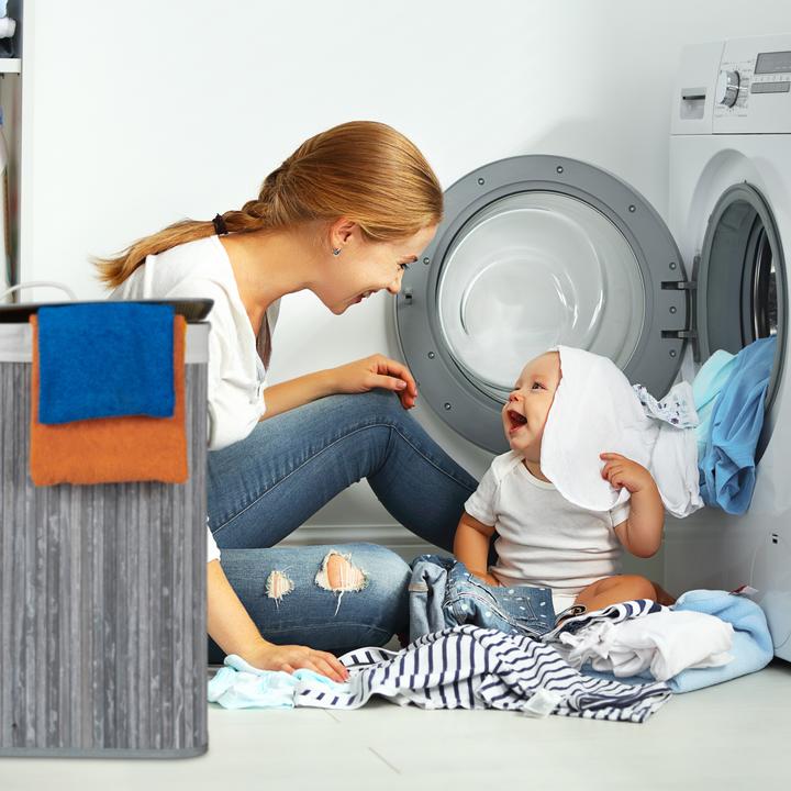 Immagine prodotto Relaxdays Cesto portabiancheria (95 l)