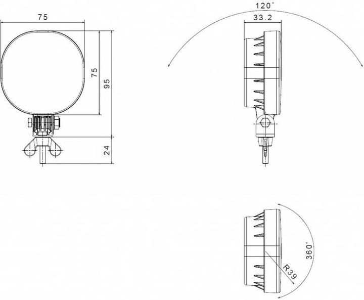 Image du produit Fristom Feu de recul LED FT 410