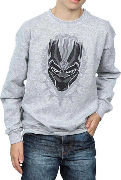Produktbild Black Panther Head Sweatshirt Jungen (152, 158)
