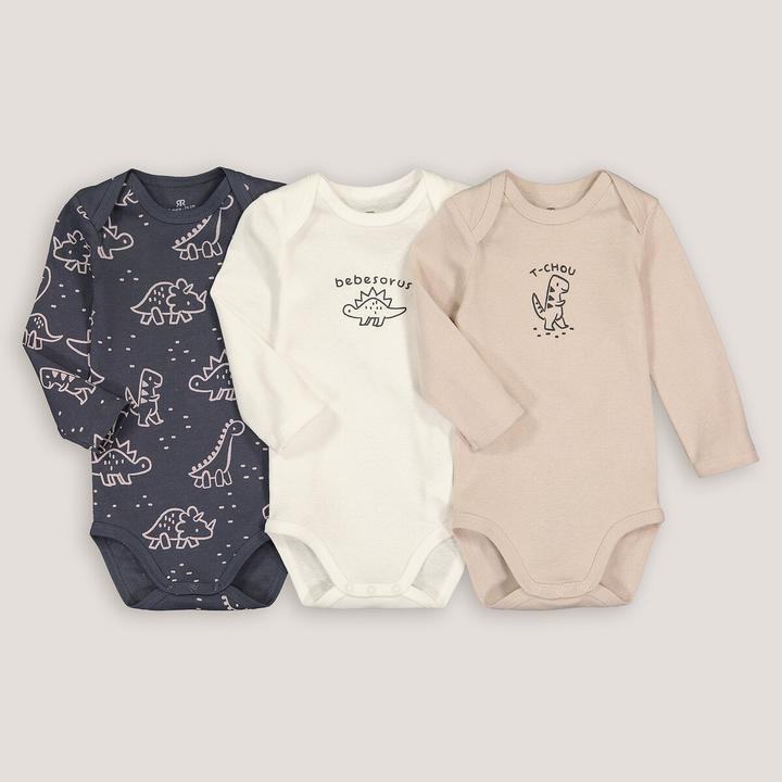 Immagine prodotto La Redoute Collections Confezione da 3 body a maniche lunghe (98)
