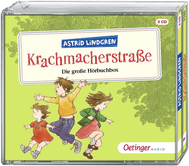 Produktbild Krachmacherstrasse. Die grosse Hörbuchbox (Ilon Wikland, Astrid Lindgren, Alexander Riess, Frank Gustavus, Thyra Dohrenburg, Anna-Liese Kornitzky, Leonie Landa, Céline Fontanges, Deutsch)