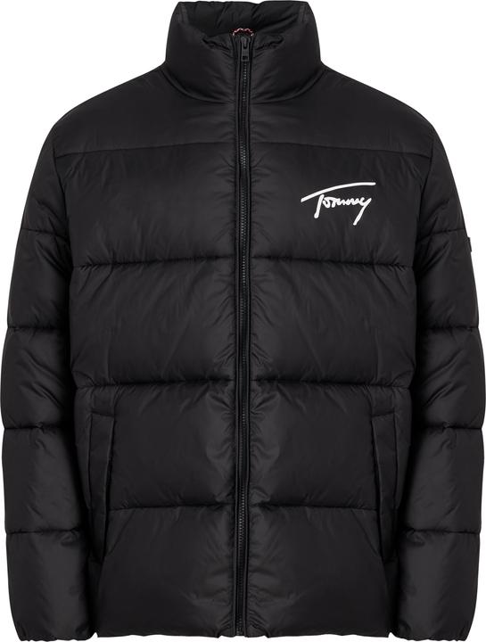 Actual product image Tommy Hilfiger Tommy Jeans Men's TJM Signature Puffer Padded Jackets, Black, M (M)