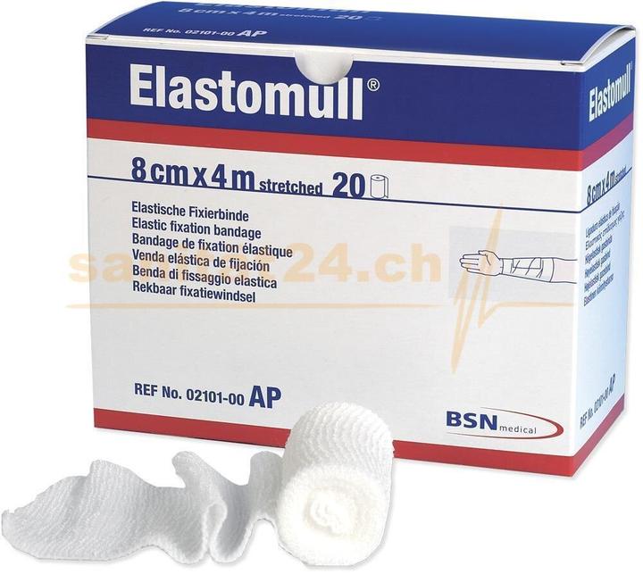 Actual product image BSN elastische Fixierbinde 4mx10cm in Polypropylen