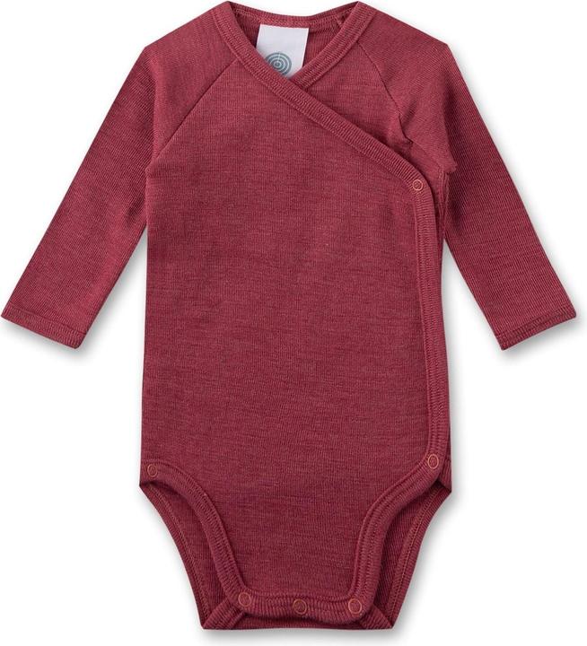 Actual product image Sanetta Merino/silk wrap bodysuit uni (68)
