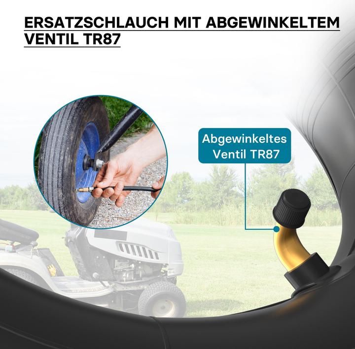 Produktbild Wiltec Schlauch Luftschlauch Rasenmäherreifen TR87 16x6.50-8 Rasentraktor Aufsitzmäher (Rasentraktor, Gartenmaschinen Ersatzteile)