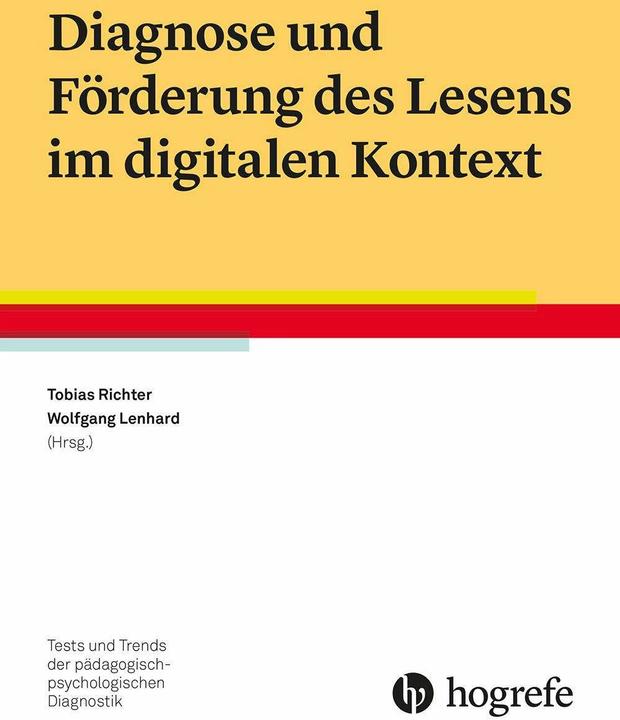 Image du produit Diagnose und Förderung des Lesens im digitalen Kontext (Allemand, Tobias Richter, Wolfgang Lenhard, 2024)