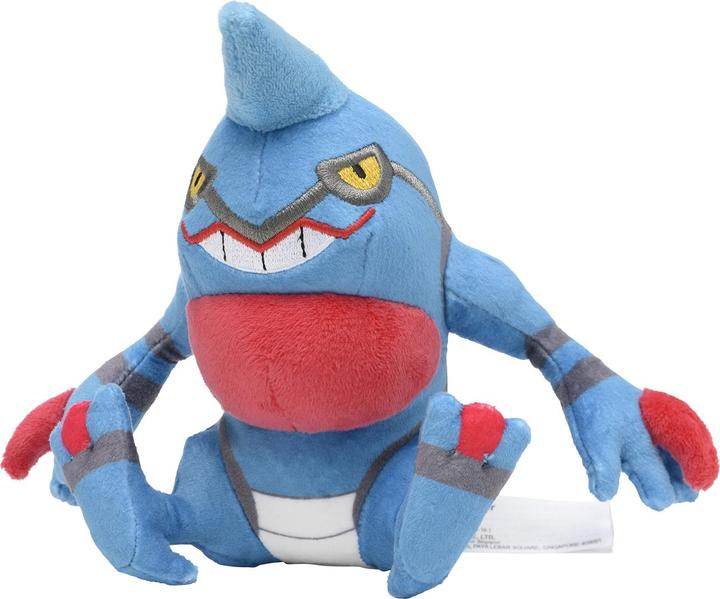 Immagine prodotto Pokémon Peluche Toxicroak Sitting Cuties - 17 cm (14.50 cm)