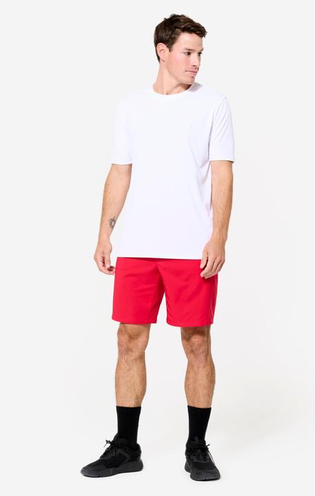 Produktbild Domyos Shorts Herren atmungsaktiv Reissverschlusstaschen - rot (XL)
