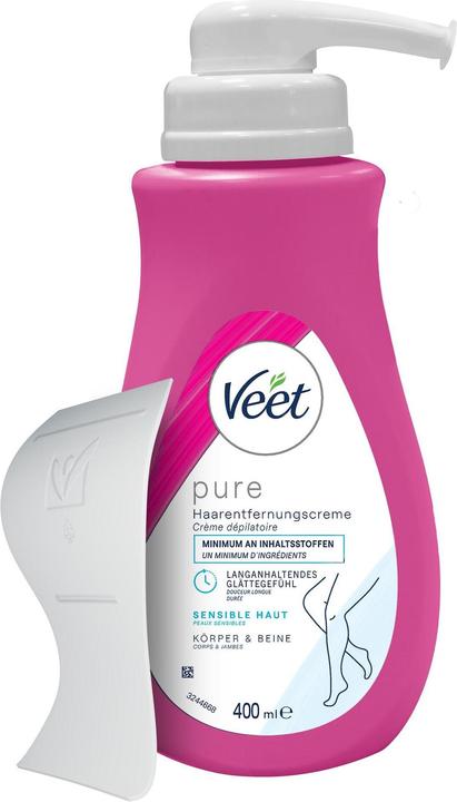 Image du produit Veet épilation rapide et efficace pour une peau lisse et soyeuse, 400 ml (400 ml, 1 x, 400 g)