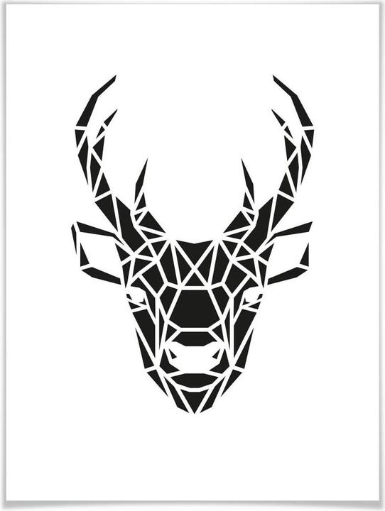 Immagine prodotto Trenddeko Cervo origami (24 x 30 cm)